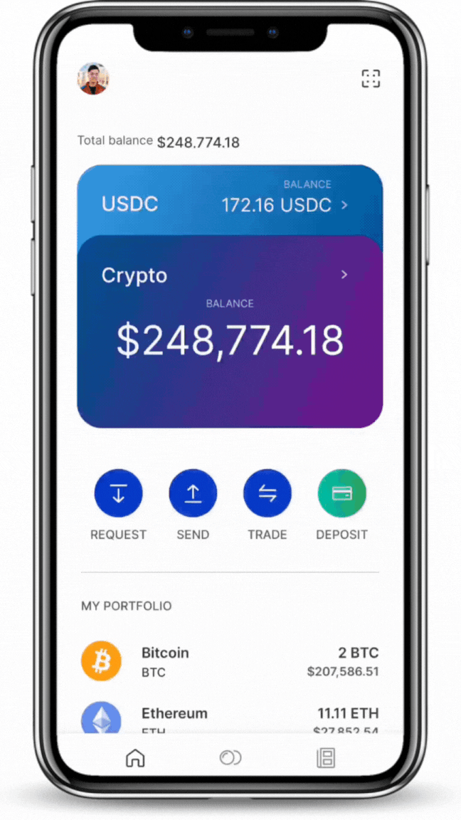 How can I Trade between Cryptocurrencies on Metal Pay_.gif