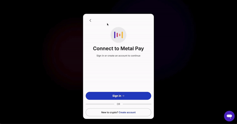 HowdoIcompletetheidentityverificationprocessonMetalPayConnect1.gif