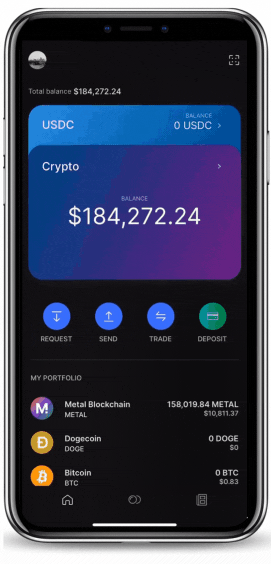 How do I Withdraw Crypto from Metal Pay?.gif